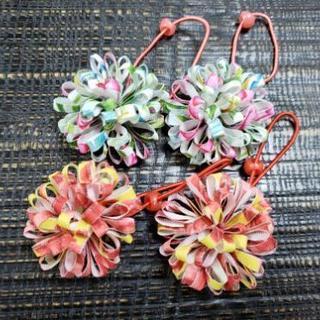 ハンドメイド　リボン　ヘアゴム　東大阪市　大東市の画像