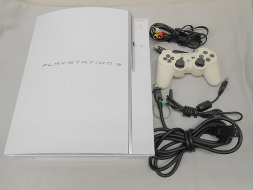 SONY ソニー プレステ３ CECHH00 40GB バージョン4.60 ホワイト ☆ PayPay(ペイペイ)決済可能 ☆ 札幌市 清田区 平岡
