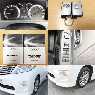 4WD　20　アルファード　240S　両側パワスラ/HDDナビ/地デジ/FDモニター/ETC　予備検査取得済み！！の画像