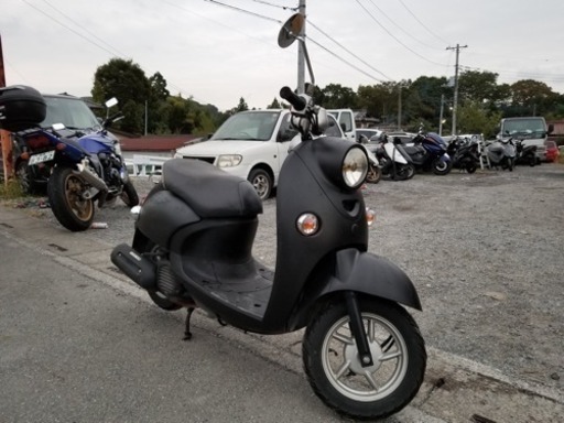 良品実働】原付 ヤマハ ビーノ マッドブラック 4st (topsol) 蕨の