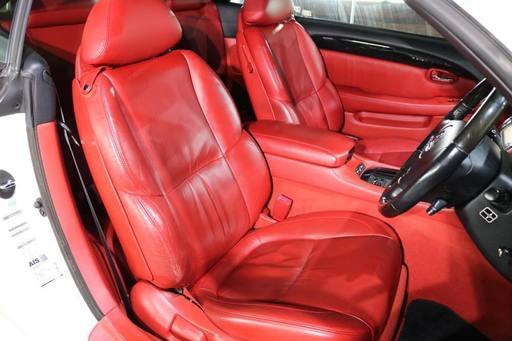 車検2年付】 レクサス SC430 430 赤革レザーシート/社外アルミ/地デジ