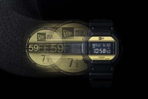 【新品】プレゼントにベースボールキャップでお馴染みの＜NEW ERA（ニューエラ）＞から  CASIOの「DW-5600」をベースにし