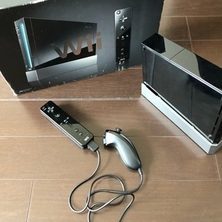 Wii ブラック 本体 リモコン ヌンチャク 付属