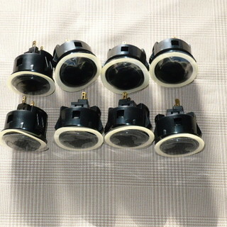 未使用品　アーケードスティック用・ハメ込み式押しボタン　φ30　黒の画像