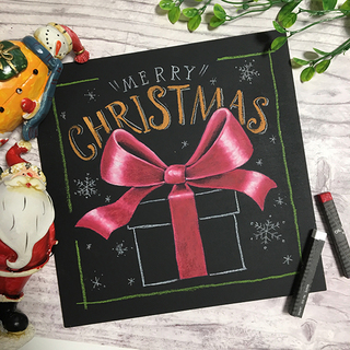 チョークアート体験イベント☆クリスマス☆の画像
