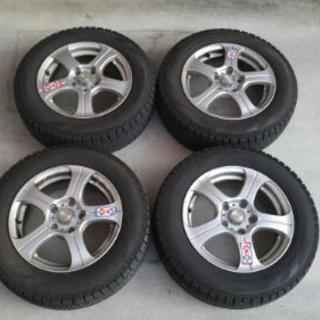 195/65R15 スタッドレスタイヤ ホイール 4本セット ピレリICE asimmetrico 2014年製造 