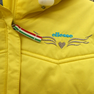 エレッセ 130㎝ スキーウェア 上下セット 女児 スノーウェア イエロー/黄色 ellesse 札幌市 清田区 平岡 の画像