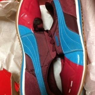 使用少 レア 美品 レディース プーマ バレレーサーJ サイズ23.5cm 格安 早い者勝ち！の画像