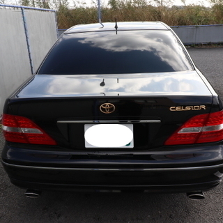 セルシオ 黒 B仕様 eRバージョン 黒革 エアロ サンルーフの画像