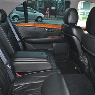 セルシオ 黒 B仕様 eRバージョン 黒革 エアロ サンルーフの画像