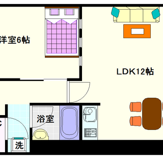 【カルマーレなんばＷＥＳＴ】3号タイプ！1ＬＤＫタイプ！桜川でゆ...