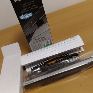 Skypeに！ビエラ コミュニケーションカメラ TY-CC20Wの画像