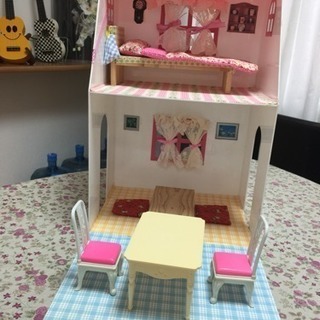 🎀 家具付き ドールハウス ①  🎀   ハンドメイド リカちゃ...