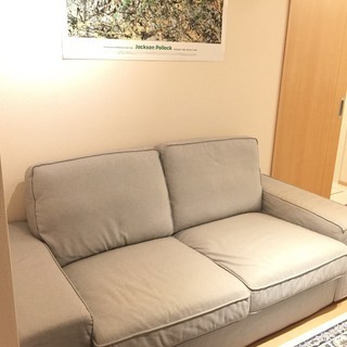 ＩＫＥＡ　2~3人掛けソファ　2年使用　美品の画像