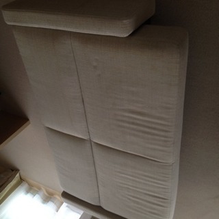 ソファベッド（収納付き）差し上げます。の画像