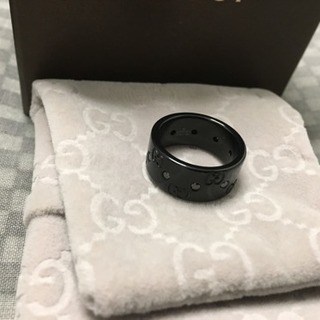 GUCCI 指輪 15号 黒
