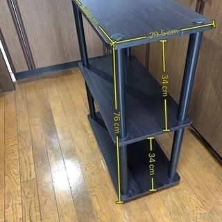 【募集締切】3段木製ラックの画像