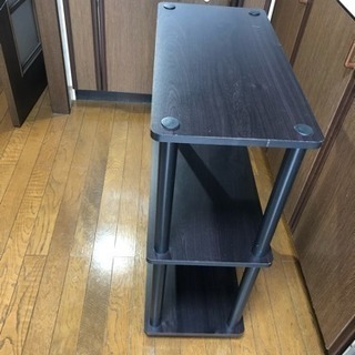 【募集締切】3段木製ラックの画像
