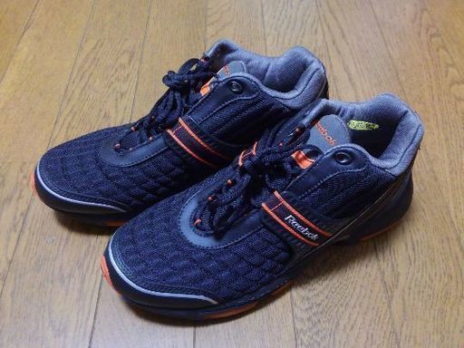 11/257迄★Reebok DMXmicro リーボック スニーカー ブラック×オレンジ 24cm 未使用品