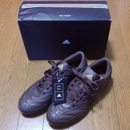 adidas CALCETTOⅦ アディダス スニーカー ブラウン 24.5cm 革 タグ付き･箱あり･未使用