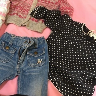 女の子子供服 まとめ売り 90サイズ 冬の画像