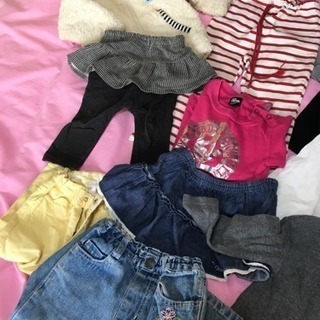 女の子子供服 まとめ売り 80サイズ 冬の画像