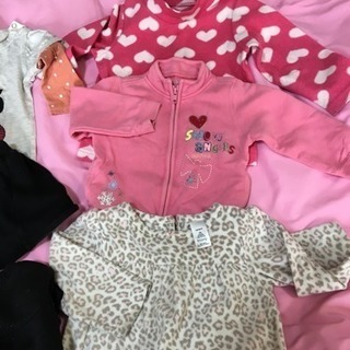 女の子子供服 まとめ売り 80サイズ 秋冬の画像