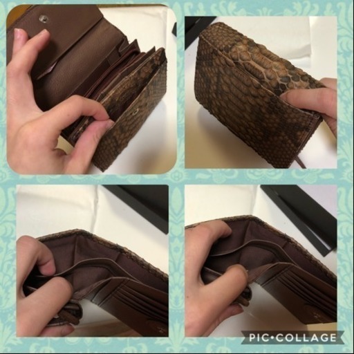 元値5万円【新品美品】ダイヤモンドパイソン財布