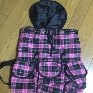 リュック／チェックの画像