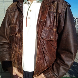 皮ジャン ヴィンテージ レザー ジャンパー Newzealand...