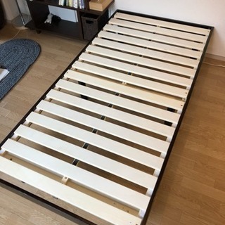 スノコ ベット シングル ブラウンの画像