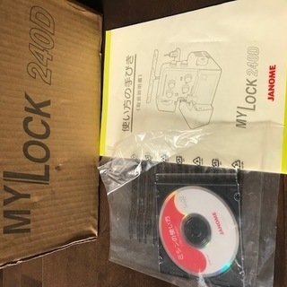 最終値下げ！ジャノメ★Ⅿｙ Look 240D ロックミシン２針　４本糸の画像