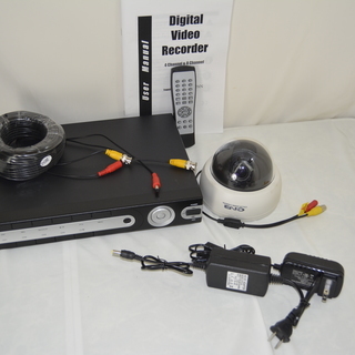 防犯カメラ+DVR(HDD内臓)+集音マイクセット♡♡20M配線付き