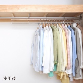 新品 ダブルハンガー ワイド 2点セット フェリシモの画像