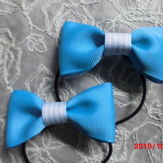 髪留め　リボン　ゴム　②