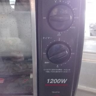 ヒーター4本　250度対応表記　自分でこねたパンが焼けます🍞2003年製造　電気オーブントースター※　受け渡しのスムーズさ最優先　の画像