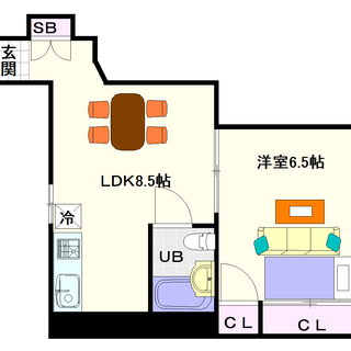 🌟ジモティー限定格安プラン🌟【ビスタ四天王寺】5号タイプ！1ＬＤ...