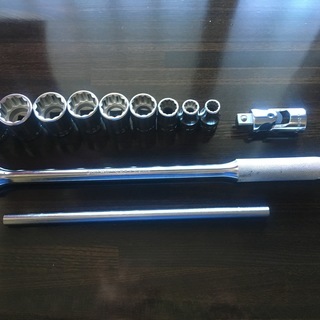 ソケットレンチセット（美品）差込角1／2（12.7㎜）