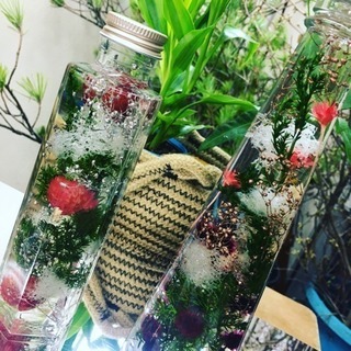 クリスマス・お正月の花飾りづくり（三井町公民館）の画像