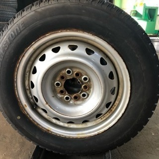 195/65r15 スタットレスタイヤ鉄ホイール付き
