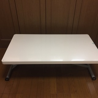 昇降テーブル ホワイト PS抗菌マット付の画像