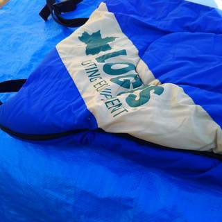 ＬＯＧＯＳ　■ロゴス 寝袋シュラフ★青★190cm×843cm　3セパレートシュラフの画像