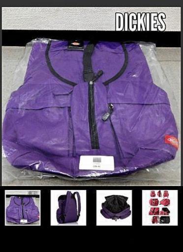 新品  定価8532円 /Dickies アウトドア 多機能 リックサック/ デイバッグ /ディッキーズ