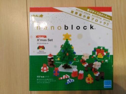 【未使用】nanoblock xmas set ナノブロック　クリスマスセット