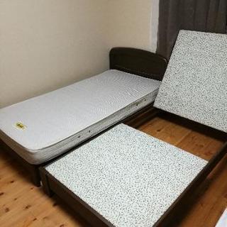 シングルベッド 2個セットの画像