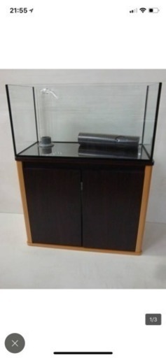 オーバーフロー水槽 60センチ キャビネット付き