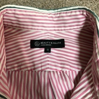 ビューティ&ユース  ストライプシャツ  ７部丈の画像