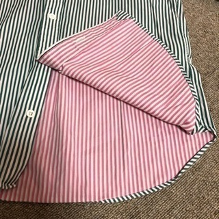 ビューティ&ユース  ストライプシャツ  ７部丈の画像