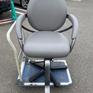 バーバーチェア 理容室 油圧 手動 中古