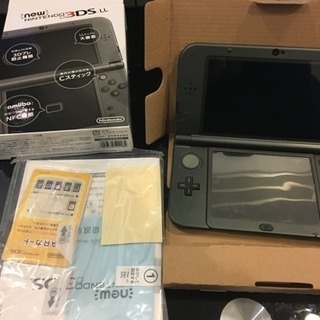 new NINTENDO 3DS LL本体＋ソフト７本＋おまけ